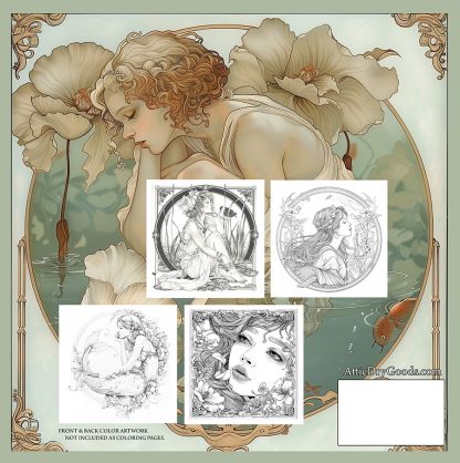 Sweet Pea's Moments in the Water: The Attic Shoppe Trading Co. Coloring Book Series