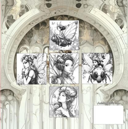 The Urban Fairy Rescue League Coloring Book - Bethalynne Bajema